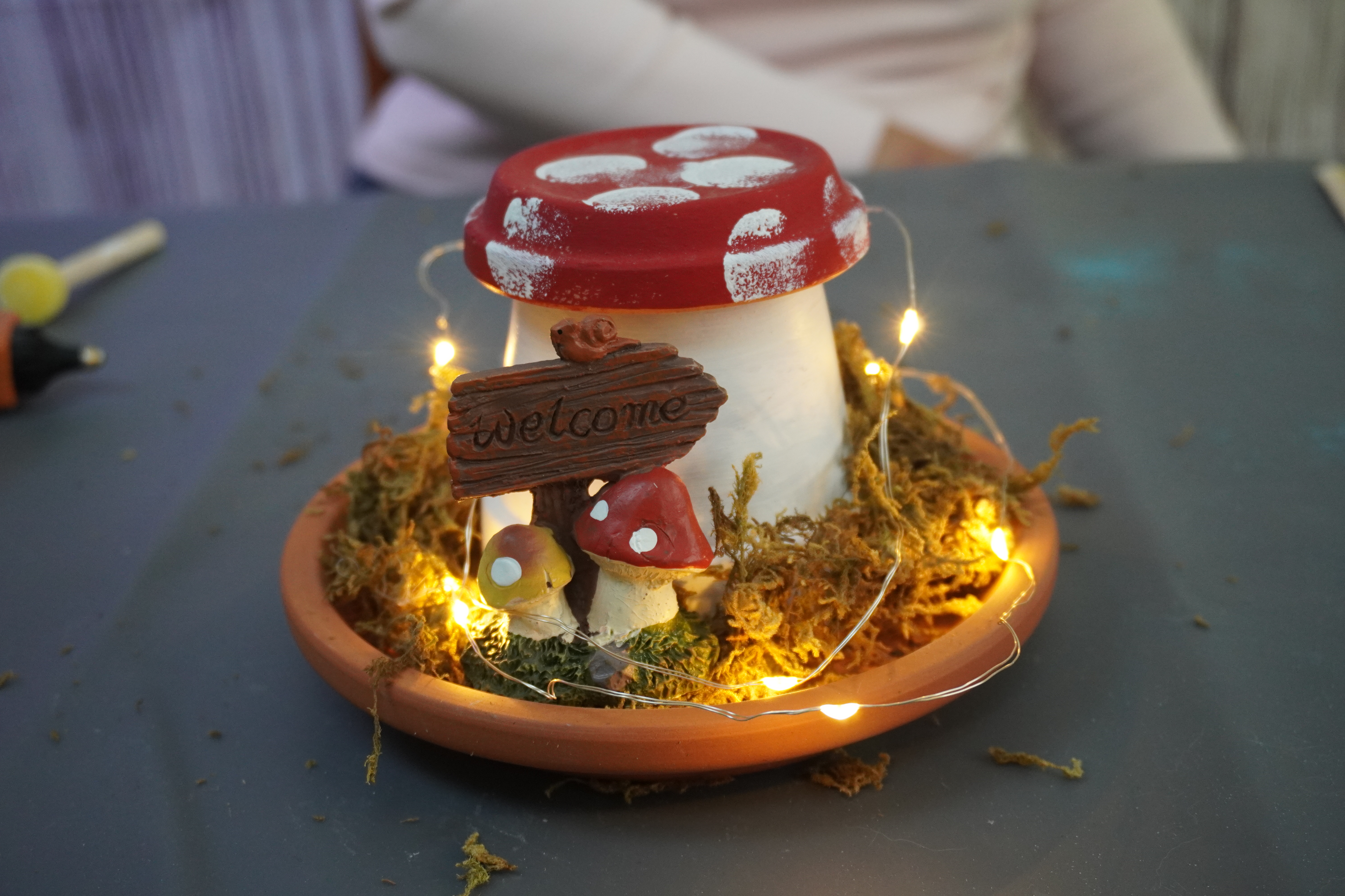 How to Make a Dollar Tree Mini Fairy Garden 