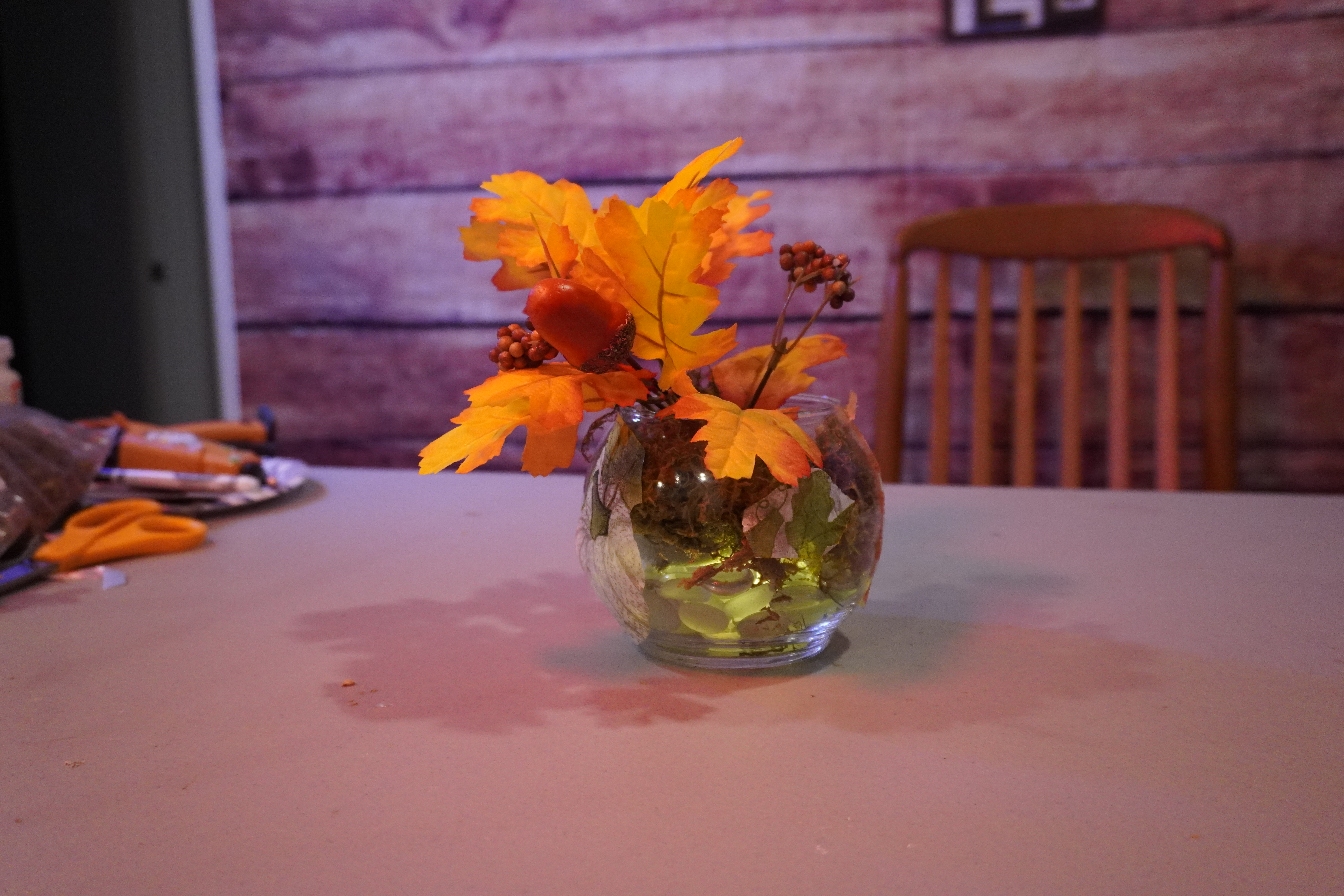 DIY Fall Décor Glass bowls, flower compotes, and fishbowls for modern and classic floral designs and centerpiece ideas.